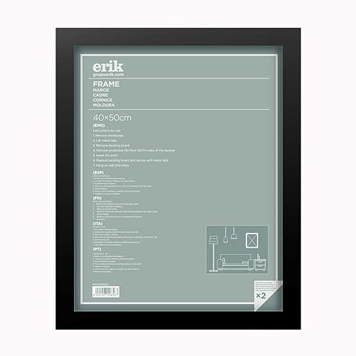Grupo Erik Black Poster Frame, 40 x 50 cm