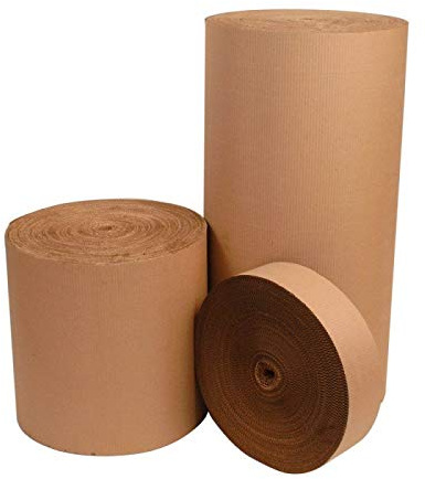 TotalPack Corrugated Cardboard Paper Roll Heavy Duty, Strong Enough for Protection, Wrap, Craft, Postal (500mmx 20m)
