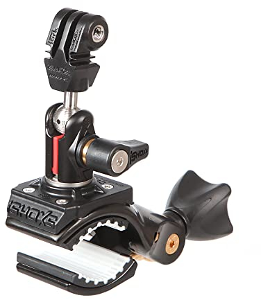 iSHOXS Cobra Pro | handlebar mount actioncam accessories | fits GoPro and compatible action camera | bike clamp mount roll bar | clamping range 5/8“ to 1 15/16“