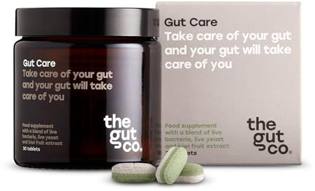 Gut Care Kiwi Prebiotics & Probiotics for Gut Health - Synbiotic Gut Health Supplement with Lactobacillus, Actazin for Digestive Health & Bloating Relief - Complete Gut Repair for Men and Women