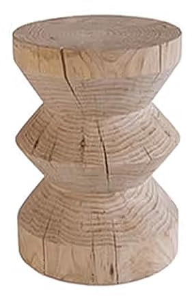 SIBEG Tabouret de souche d'arbre en Bois, Table d'appoint Rustique, Table d'appoint en Bois, Petites Tables Basses, tabourets de Jardin décoratifs naturels pour terrasse, décoration