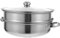PEPLAYTAL Pentola Vaporiera Acciaio Inossidabile Multi- e Facile Da Steamer Per Cucina Leggera e Compatta Per Verdure e Carne
