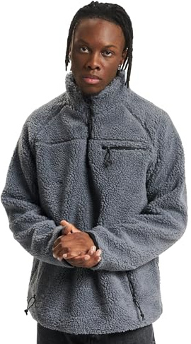 Brandit Men's Teddyfleece Troyer Anthracite size S
