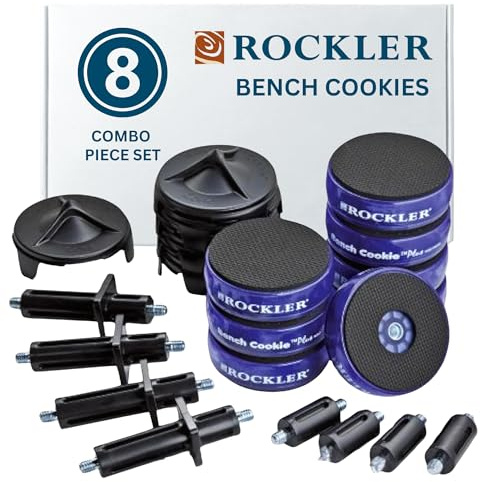 Rockler Bench Cookies Work Gripper Master Kit with Risers & Cones
