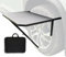 Tragbarer Aluminium-Picknicktisch mit Autoreifen, höhenverstellbar, zusammenklappbar, Campingtisch mit Tragetasche, 40 x 60 cm, Reifen-Schreibtisch, Camping-Tisch für Wohnmobil, Outdoor-Picknick, 20