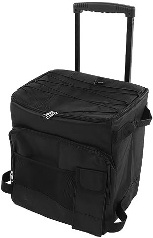 Frigo Portatile, Frigorifero Portatile con Ruote da 43 Litri, Frigorifero Morbido Isolato a Tenuta Stagna con Maniglia Retrattile e Ruote per Spiaggia, Bevande, Campeggio, Picnic