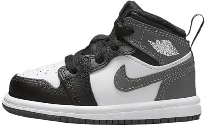 Nike Air Jordan 1 Mid (TD) Code DQ8425-001, Schwarz Weiß Grau, 21 EU