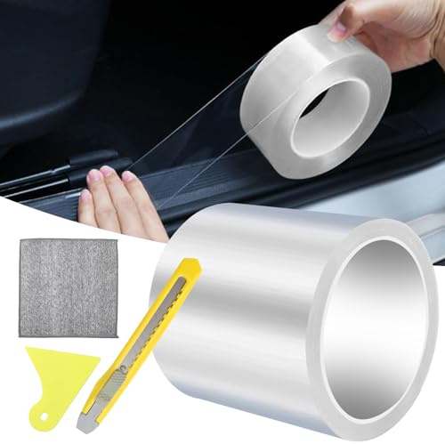 10cm x 5m Universal Lackschutzfolie Auto Schutzfolie Selbstklebend