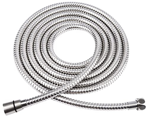 HOMEIDEAS 138 inches Shower Hose, 11.5 feet Extra Long 304 Stainless Steel Handheld Shower Head Hose Replacement, Flexible Hose Extension