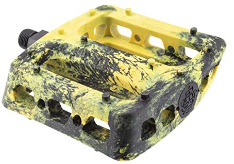 ODYSSEY TWISTED PRO PC 9/16 PEDALS MUSTARD/BLACK SWIRL