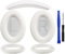 SOULWIT Ersatz Ohrpolster Polster + Kopfband Stirnband Headband+ Silikon Ohrpolster Schutz Abdeckung Abdeckungen, Ersatz Zubehör Kit für Bose QuietComfort 35 QC35, QC35 ii Over-Ear-Kopfhörer