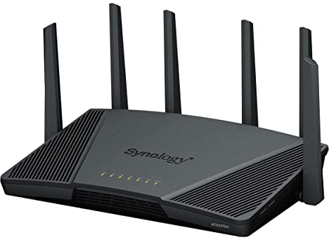 Synology Router Wi - Fi 6 de Triple Banda RT6600AX, Negro