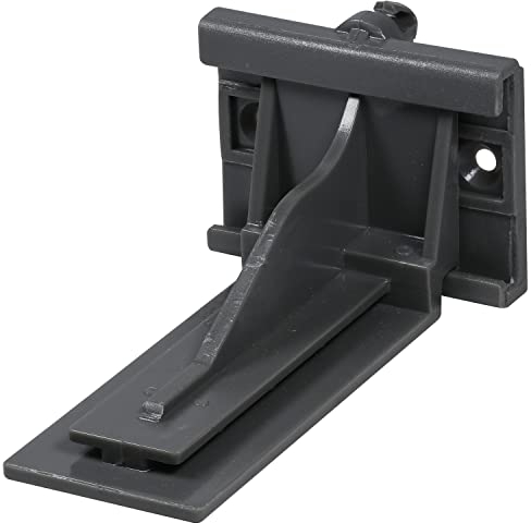 20 Pack DTC Rear Mounting Brackets Heavy Duty Drawer Slide Socket Plastic Grey Color for DTC Undermount Drawer Glides with Lengths 12(305mm), 15 (381mm), 18 (457mm), and 21 (533.5mm) - OGA03