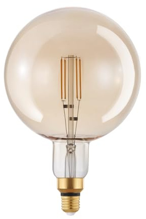 Eglo LED E27 dimmerabile, lampadina vintage ambra di grandi