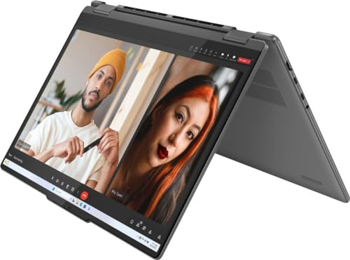 Lenovo 2023 Yoga 7 16 pulgadas 2.5K Touch 2-en-1 portátil Intel EVO 12e 12-Core i7-1260P Iris Xe Gráficos 16GB LPDDR5 1TB NVMe SSD 2xThunderbolt4 WiFi 6E HDMI retroiluminado KB huella digital Windows