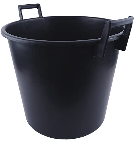 BAUSTER® 40 Liter Mörtelkasten Mörtelkübel Tuppe Mörtelwanne Zementkübel Maurerwanne Mörteleimer, Mörtelkasten für Garten und Baustelle, Baueimer Profi