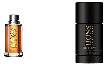 BOSS The Scent For Him Eau de Toilette 100ml Aftershave for Men & BOSS The Scent Deodorant Stick 75ml