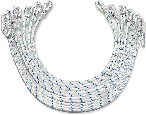 FBS Fahnenschlingen 20 Stück Fahnenführungsringe für Fahnen I Fahnenmasten bis 100 mm Durchmesser I zur Fahnenbefestigung von Flaggen am Fahnenmast