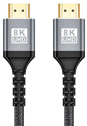 HNsdsvcd Cavo HDMICOMMITIBLE 2.1 ad alte prestazioni 8K 60Hz 4K 120Hz Supporta la tecnologia EARC per televisori e soundbar