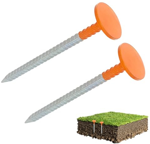 di Rilevamento - Kit Da 2 Pezzi Resistente E Ad Alta Visibilità,Segnaletici per Rilevamento e Sentieri - per Pietre da Pavimentazione Bordi del Prato Paesaggio Cantiere Esterno Campo Sportivo