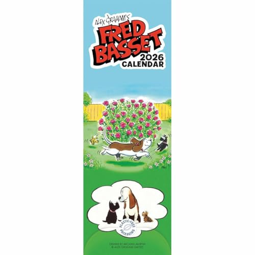 Carousel Worldwide, Fred Basset 2026 Slim Wall Calendar