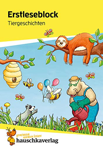 Lesen lernen 1. Klasse für Jungen und Mädchen - Tiergeschichten: Mit Silben lesen für Erstleser ab der Vorschule (Übungshefte und -blöcke für erstes Lesen, Band 503)