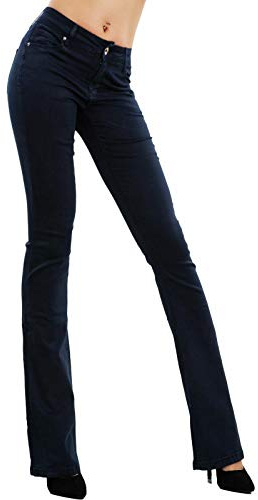 Toocool Jeans Femme Taille Haute Push Up – Pantalon Patte d'Éléphant Évasé F36-M6129