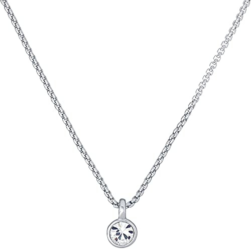 Ted Baker Sininaa Crystal Pendant Necklace For Women (Silver/Crystal)
