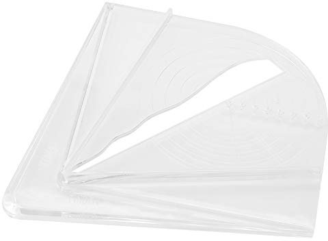 Chercheur de Centre pour le Tournage sur Bois Chercheur de Centre de Cercle Chercheur de Centre en Plastique en Plastique pour Outil de Travail du Bois Rond et Sexangle