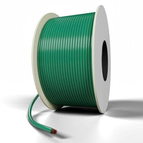 HAGO Mähroboter Begrenzungskabel | 250m | Universelle Kompatibilität | Einfache Installation | Wetterfest | UV-geschützt | Gelgefüllte Klemmen | Grün | Für perfekte Rasenpflege | Sicher & universell