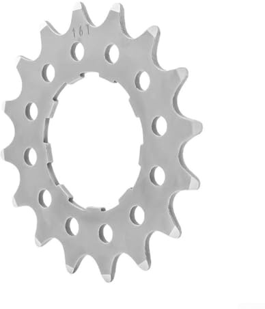 Oniissy Stainless Steel Sprocket Fixed Single Speed Cog Thread For Ring for Mountain For Bike Multi-Speed to Single-Speed Conversion Compatible with 7/8/9/10/11-Speed(16T)