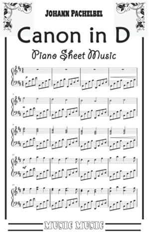 Pachelbel's Canon in D Piano Sheet Music