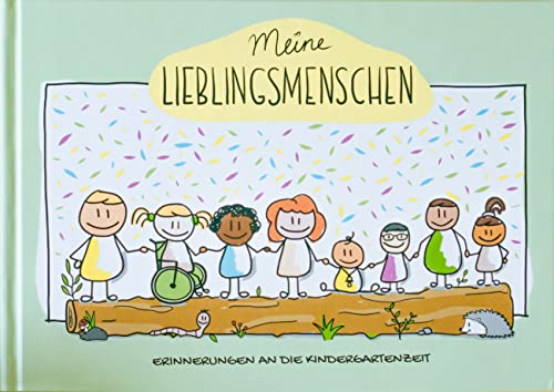 Freundschaftsbuch Meine Lieblingsmenschen - Erinnerungen an die Kindergartenzeit: Das besondere Freundebuch für kleine Kinder in Kita und Kindergarten von brombeermama