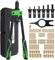 Proster Nietmutternzange Set 14 Professioneller Nietpistole Nietzange Set Doppelgriff Nietpistole mit 6 PCS Austauschbare Dorne Metrische M3 M4 M5 M6 M8 M10 und 150 PCS Nietmuttern -Grün …