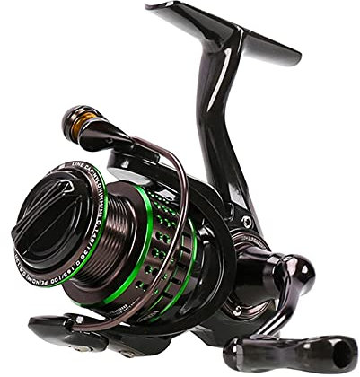 HNGM Angelrolle 162g Ultraleichtes Angelrolle 800 1000 1500er 1500 professionelle Ködersystemforelle (Color : 1500S)