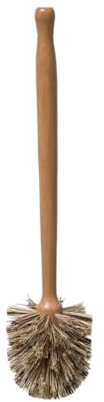 VITA PERFETTA Antibacterial Hygienic Toilet Brush with Long Handle (8 x 35 cm) (Wood)