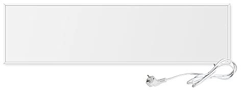 UMBRELLA® Infrarot Wandheizung Heizpaneel [OHNE THERMOSTAT] – Infrarotheizung Kassettendecken – Carbon Crystal Infrarotheizung – ultraflache Rasterdecken Wandheizung – 120x30 cm - 360 W