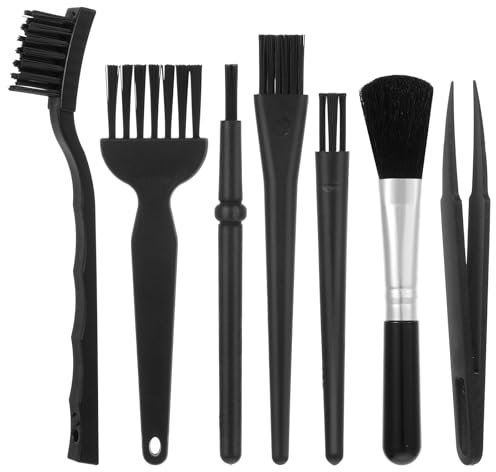 Rengöringsset för borstar, rengöringsborste, borste, rengöring, 7 stycken, nylon, rengöringsborste för tangentbordsborste, tangentbord, borste, borttagningsborstar för rengöring, tangentbord, ledande