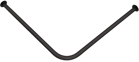 Bastone per tenda a forma di U resistente, supporto in metallo robusto per spogliatoi, negozi di abbigliamento, negozi di abiti da sposa, soluzione perfetta per la privacy, 80 x 80 cm, migliora il tuo