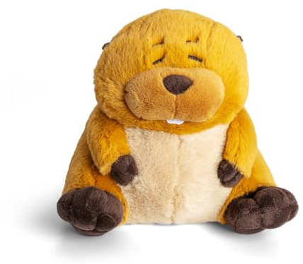 Simba - Peluche Disney Jumpers Loaf Beaver, personaggio del film Hoppers, morbido castoro misura 22 cm, a partire da 0 mesi, 6315870705