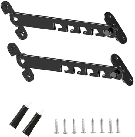 BIVYAX 2 Set Finestra Limitatore Sicurezza, Limitatore Apertura Finestra, Ferma Finestre Antivento, Manopole Ribaltabili Per Finestre, 8 Viti Per La Regolazione Della, Accessori per l'installazione