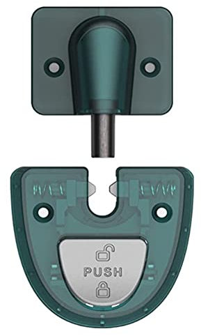 Anneth TüRstopper, GeräUschloser BodentüRstopper, TüRhalter für Offenhalten der TüR, Winddichter Mechanischer TüRstopper für Unten, A