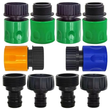 Raccord rapide for tuyau d'arrosage fileté mâle 3/4 EURO USA(K-EURO-2pcs)