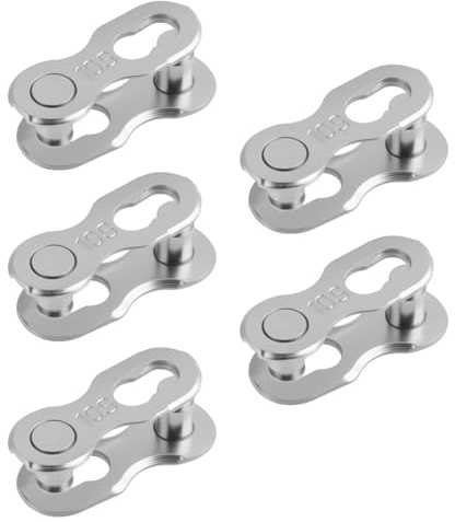 10PCS Cadena Bicicleta 10 Velocidades Cadena Bici Conector de Cadena para Bicicleta de Acero como Cierre Rápido, Eslabón de Cadena 10 Velocidades para Bicicletas de Carretera, MTB y Trekking