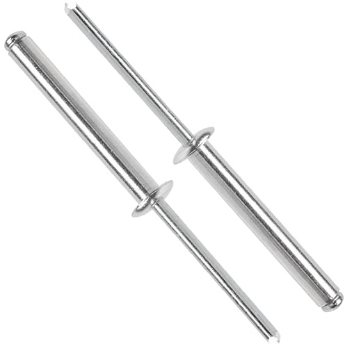 AERZETIX Set di 60 rivetti ciechi standard Ø5x35 mm alluminio/acciaio