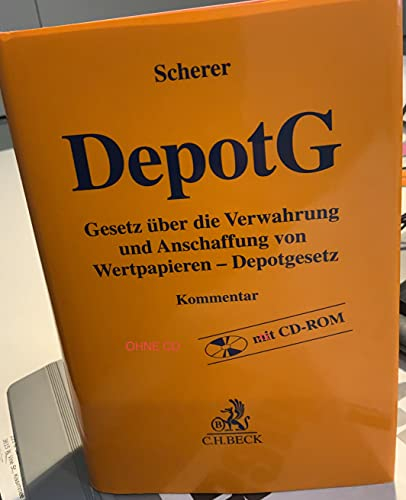 Depotgesetz (DepotG): Gesetz über die Verwahrung und Anschaffung von Wertpapieren
