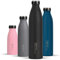 720°DGREE Edelstahl Trinkflasche “milkyBottle” - 1L - BPA-Frei, Auslaufsicher, Kohlensäure geeignet - Thermosflasche für Sprudel, Sport, Uni, Schule, Fitness, Outdoor, Camping