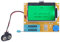 LCR-T4 Meter, Transistorkondensatortester, elektronischer Komponententester, Transistor Tester Dioden Trioden Kapazitanz ESR-Messgerät Automatischer Prüferdetektor