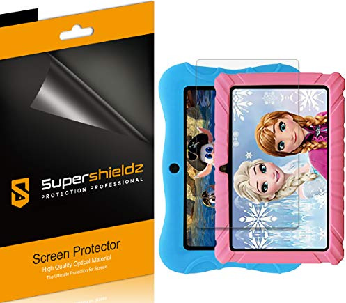 Supershieldz (3 Pack) Designed for Contixo 7 inch Kids Learning Tablet (V8-2 / V8-3 / V9-3) Screen Protector, High Definition Clear Shield (PET)