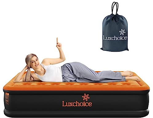 Luxchoice Materasso Gonfiabile Autogonfiabile con Pompa Elettrica Integrata di alta Qualità Letto Materasso Gonfiabile per Campeggio o uso Domestico